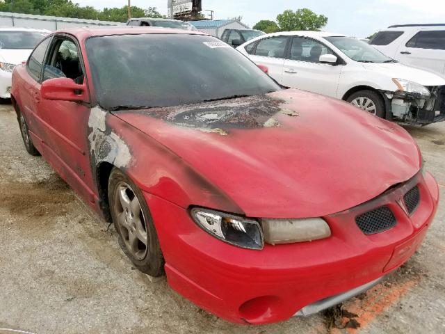 1G2WP1211WF316602 - 1998 PONTIAC GRAND PRIX RED photo 1
