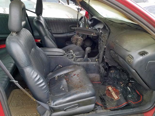 1G2WP1211WF316602 - 1998 PONTIAC GRAND PRIX RED photo 5