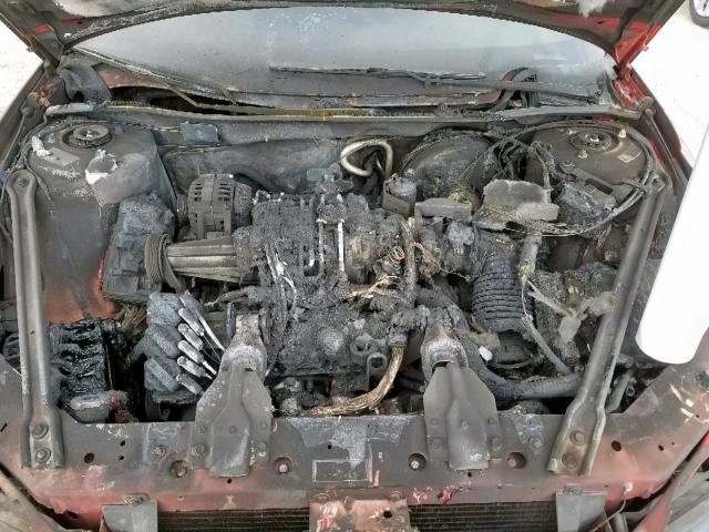 1G2WP1211WF316602 - 1998 PONTIAC GRAND PRIX RED photo 7