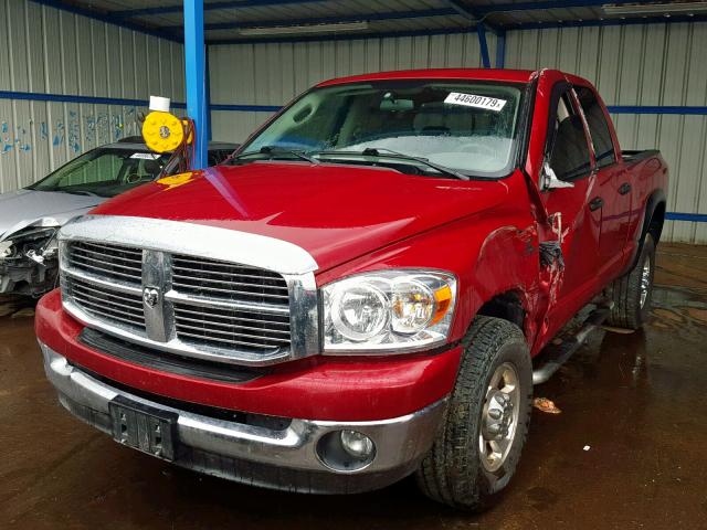 3D7KS28A18G230171 - 2008 DODGE RAM 2500 S MAROON photo 2