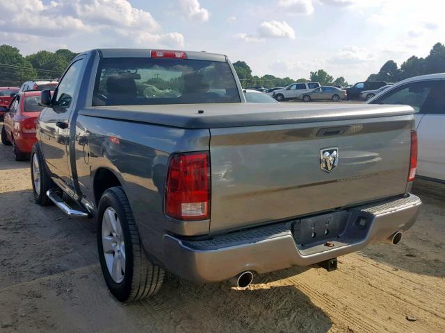 3C6JD6AT9CG279749 - 2012 DODGE RAM 1500 S GRAY photo 3