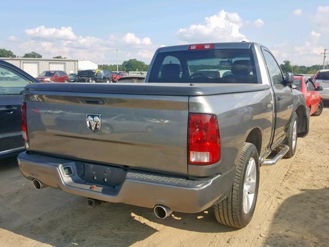 3C6JD6AT9CG279749 - 2012 DODGE RAM 1500 S GRAY photo 4