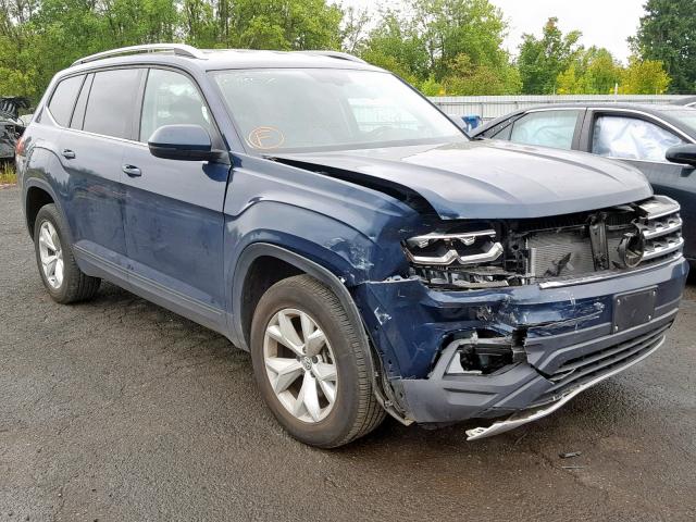 1V2KR2CA8JC532450 - 2018 VOLKSWAGEN ATLAS SE BLUE photo 1