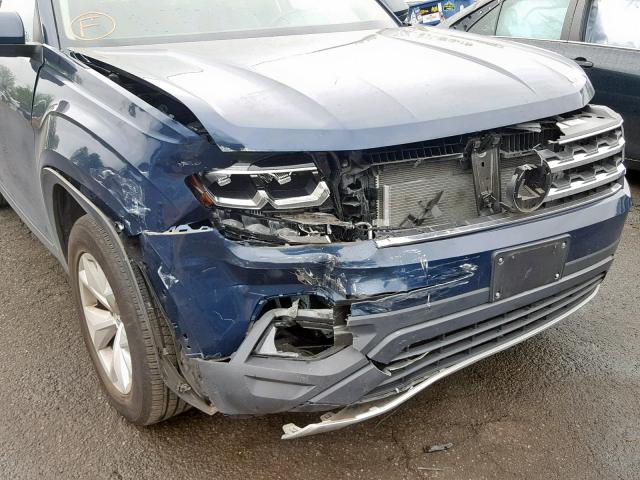 1V2KR2CA8JC532450 - 2018 VOLKSWAGEN ATLAS SE BLUE photo 9