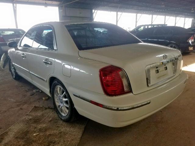 KMHFU45E75A418417 - 2005 HYUNDAI XG 350 WHITE photo 3