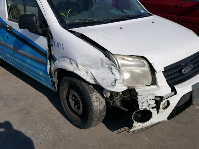 NM0LS7DN2AT031446 - 2010 FORD TRANSIT CO WHITE photo 9