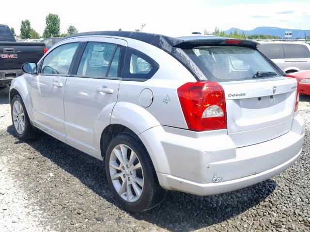 1B3CB5HA1BD160886 - 2011 DODGE CALIBER HE SILVER photo 3