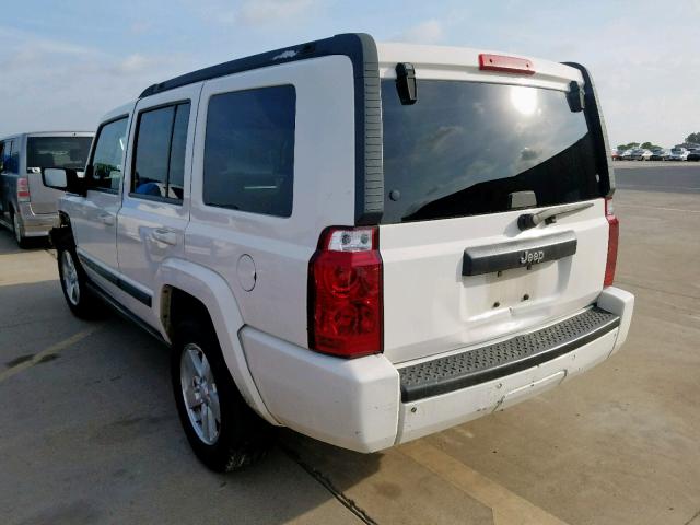 1J8HH48K78C115108 - 2008 JEEP COMMANDER თეთრი ფოტო 3
