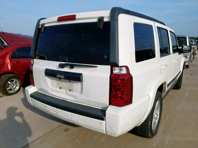 1J8HH48K78C115108 - 2008 JEEP COMMANDER თეთრი ფოტო 4