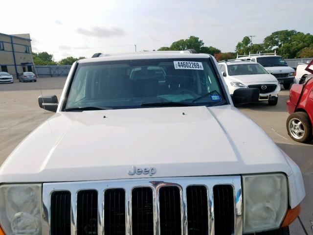 1J8HH48K78C115108 - 2008 JEEP COMMANDER თეთრი ფოტო 7