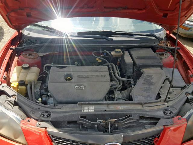 JM1BK12F961417064 - 2006 MAZDA 3 I RED photo 7