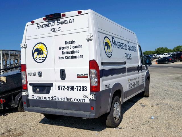 3C6TRVBGXHE551296 - 2017 RAM PROMASTER 白色 照片 4