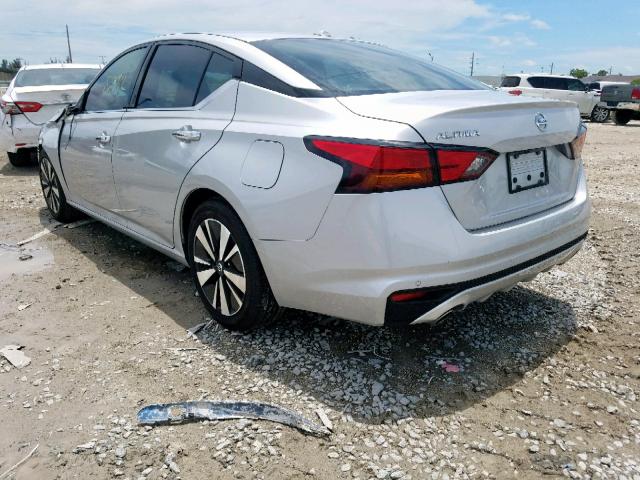 1N4BL4EV0KC114874 - 2019 NISSAN ALTIMA SL SILVER photo 3