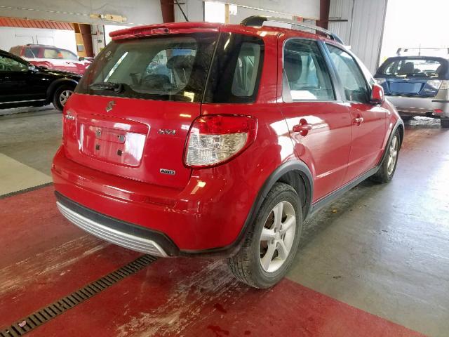 JS2YB417196200675 - 2009 SUZUKI SX4 TOURIN RED photo 4