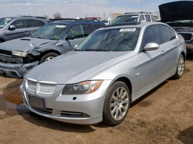 WBAVD53538A282779 - 2008 BMW 335 XI SILVER photo 2