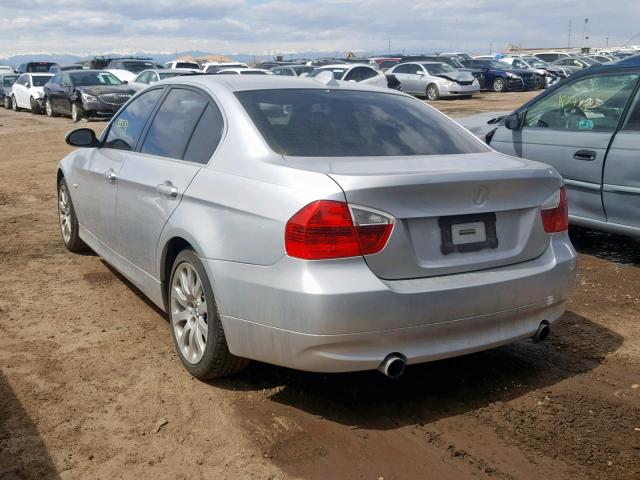 WBAVD53538A282779 - 2008 BMW 335 XI SILVER photo 3