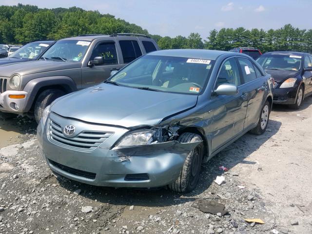 4T4BE46K19R134193 - 2009 TOYOTA CAMRY BASE GREEN photo 2