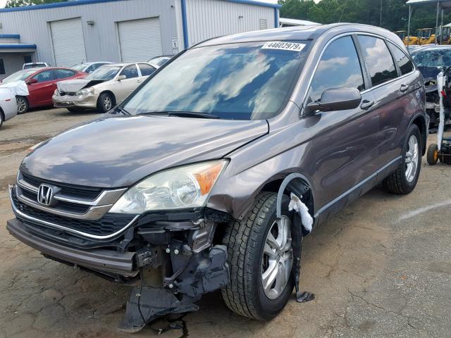 5J6RE3H77BL039756 - 2011 HONDA CR-V EXL GRAY photo 2