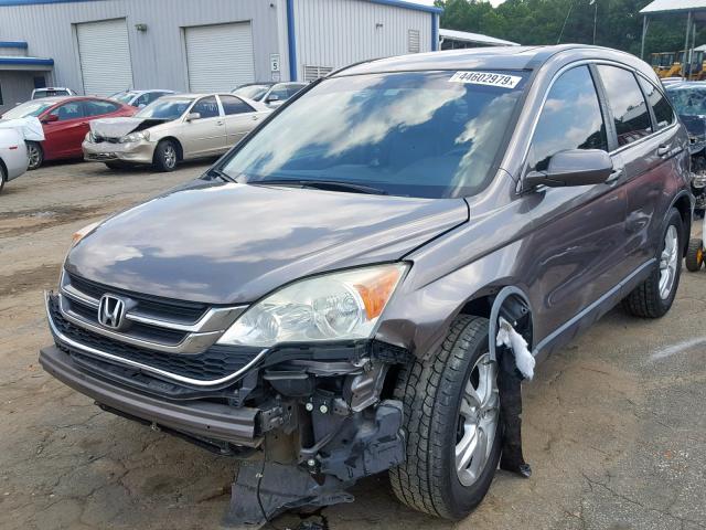 5J6RE3H77BL039756 - 2011 HONDA CR-V EXL GRAY photo 3