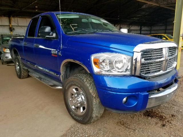 3D7KS28A08G158945 - 2008 DODGE RAM 2500 S ლურჯი ფოტო 1