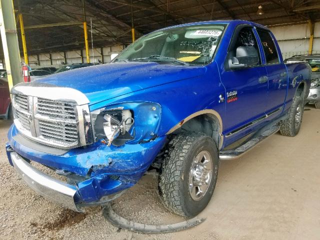 3D7KS28A08G158945 - 2008 DODGE RAM 2500 S ლურჯი ფოტო 2