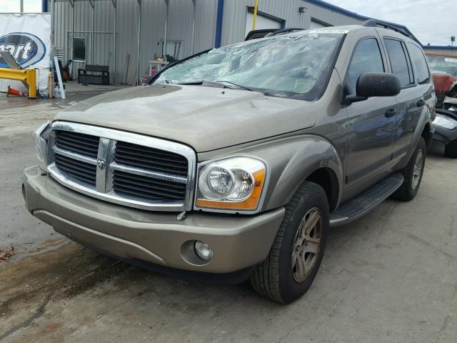 1D8HB48N96F127437 - 2006 DODGE DURANGO SL TAN photo 2