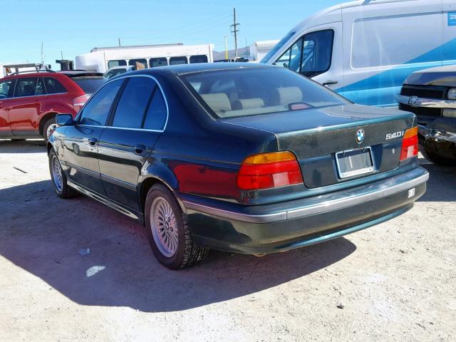 WBADN6348YGM65937 - 2000 BMW 540 I AUTO GREEN photo 3