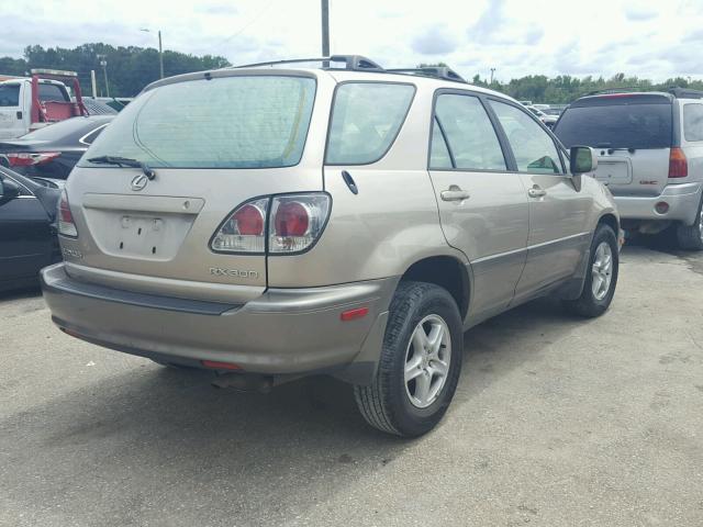 JTJGF10U510088869 - 2001 LEXUS RX 300 TAN photo 4