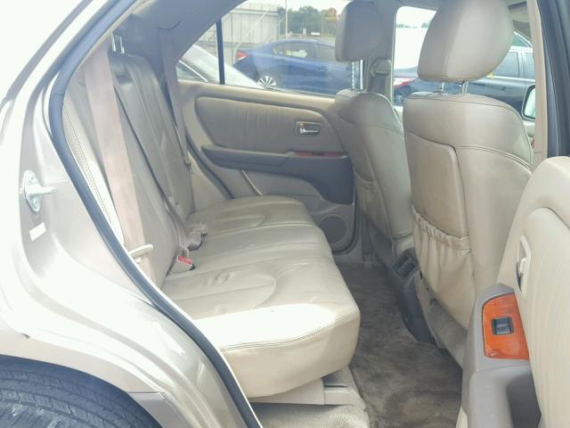 JTJGF10U510088869 - 2001 LEXUS RX 300 TAN photo 6