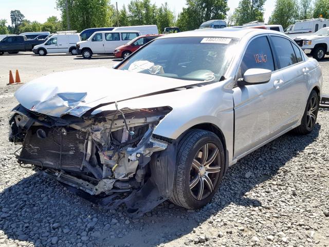 1HGCP26808A144723 - 2008 HONDA ACCORD EXL SILVER photo 2