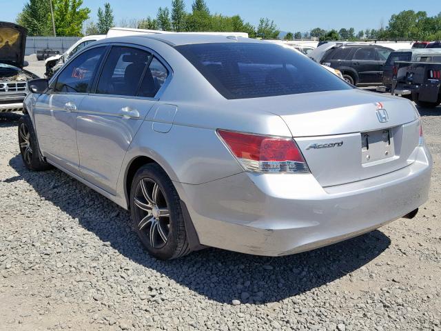 1HGCP26808A144723 - 2008 HONDA ACCORD EXL SILVER photo 3