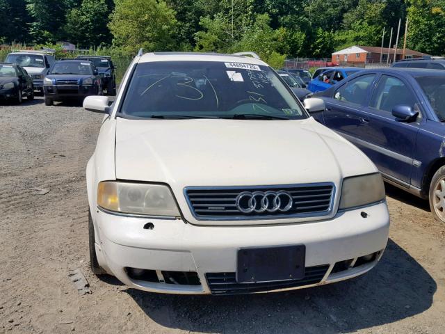 WAULH64B61N163130 - 2001 AUDI A6 2.8 AVA WHITE photo 9