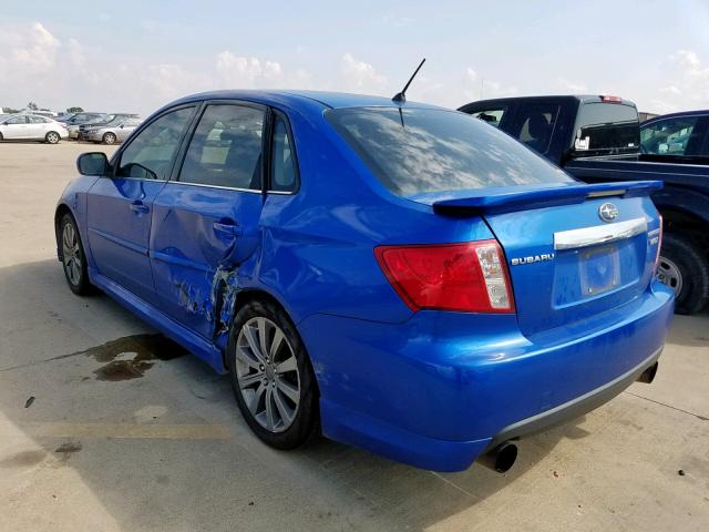 JF1GE76689G521885 - 2009 SUBARU IMPREZA WR BLUE photo 3