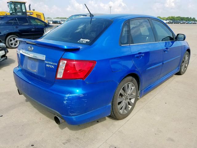 JF1GE76689G521885 - 2009 SUBARU IMPREZA WR BLUE photo 4