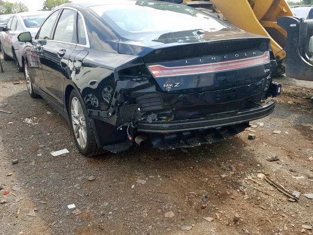 3LN6L2LU6ER805080 - 2014 LINCOLN MKZ HYBRID BLACK photo 9