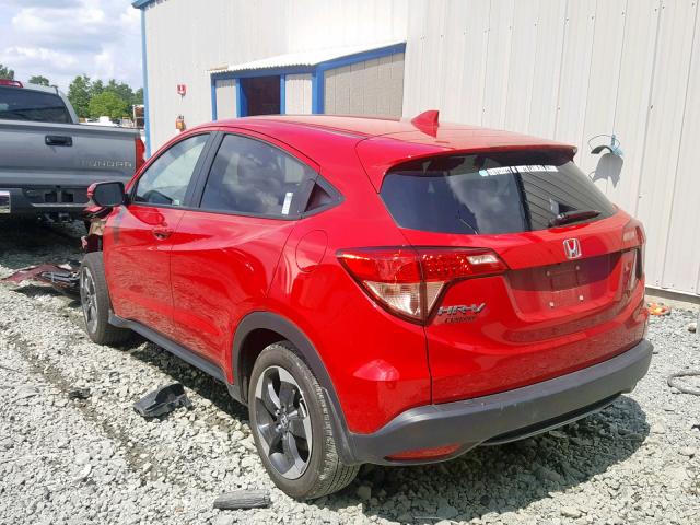 3CZRU5H58JM716257 - 2018 HONDA HR-V EX RED photo 3