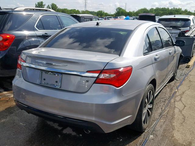 1C3CCBBG7EN132097 - 2014 CHRYSLER 200 TOURIN GRAY photo 4