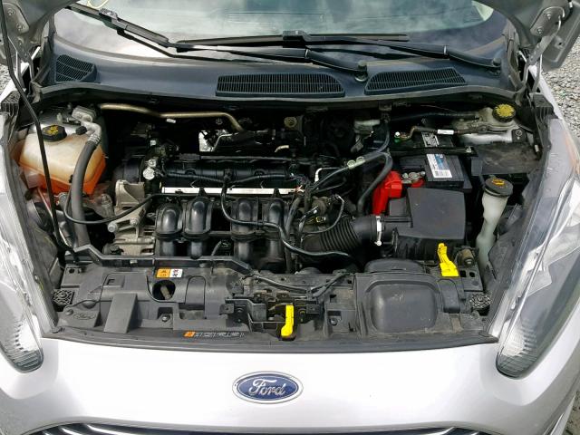 3FADP4BJ4FM204581 - 2015 FORD FIESTA SE SILVER photo 7