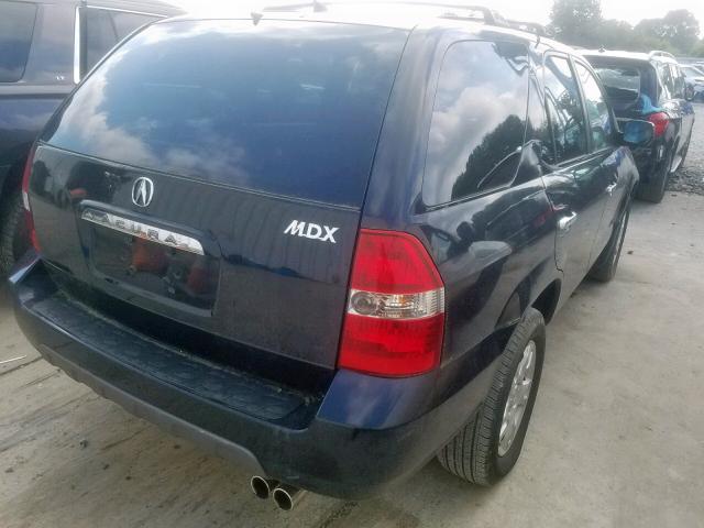 2HNYD18612H500117 - 2002 ACURA MDX TOURIN GRAY photo 4