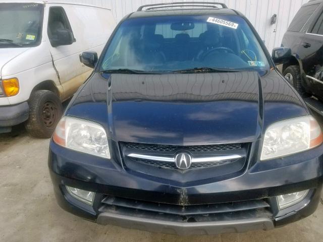 2HNYD18612H500117 - 2002 ACURA MDX TOURIN GRAY photo 9