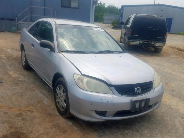 1HGEM22144L078637 - 2004 HONDA CIVIC DX V SILVER photo 1