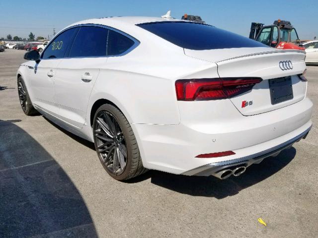 WAUB4CF53JA110213 - 2018 AUDI S5 PREMIUM WHITE photo 3