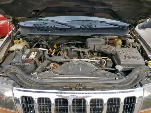 1J4GW58S0XC634881 - 1999 JEEP GRAND CHER GRAY photo 7