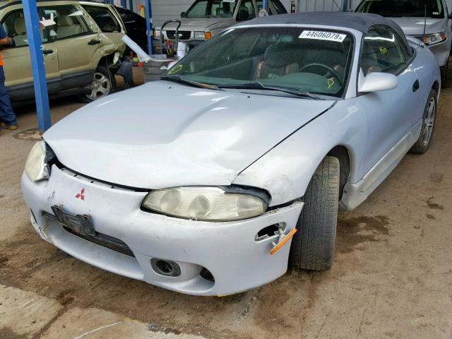 4A3AX35G4VE153916 - 1997 MITSUBISHI ECLIPSE SP GRAY photo 2