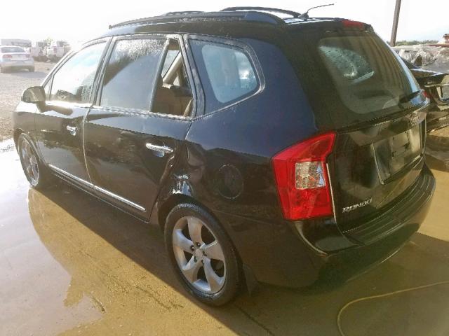 KNAFG526677118508 - 2007 KIA RONDO LX BLACK photo 3