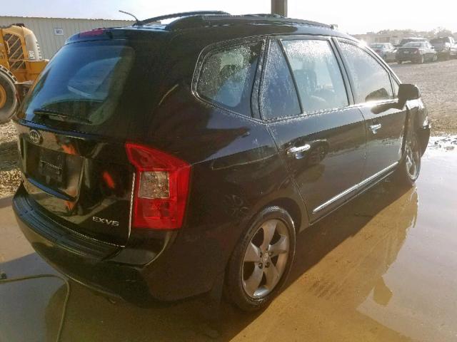 KNAFG526677118508 - 2007 KIA RONDO LX BLACK photo 4