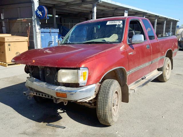 JT4VD22F1S0013933 - 1995 TOYOTA T100 XTRAC RED photo 2