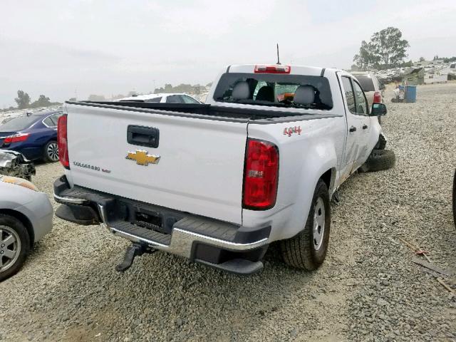 1GCGTBEN4J1267918 - 2018 CHEVROLET COLORADO WHITE photo 4