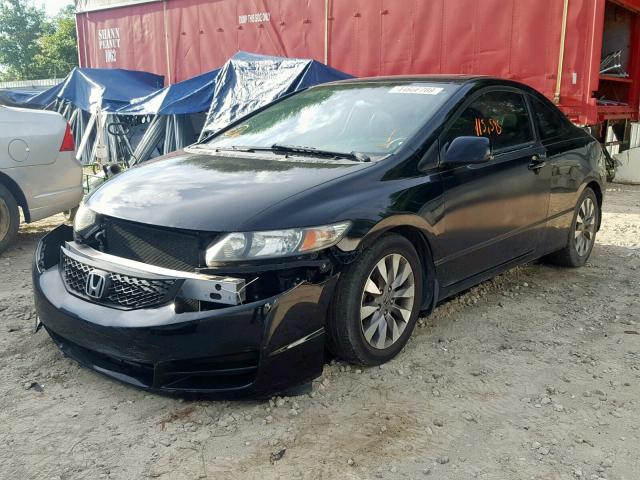 2HGFG12989H536423 - 2009 HONDA CIVIC EXL 黑色 照片 2