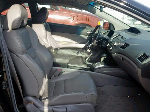 2HGFG12989H536423 - 2009 HONDA CIVIC EXL 黑色 照片 5